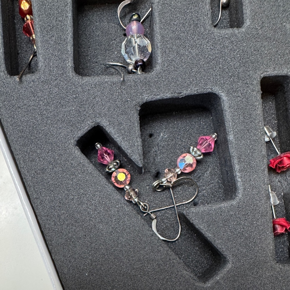 Earring Bundle! Swarovski Crystal Bead Earring Collection with Viktor & Rolf Box - Picture 7 of 12